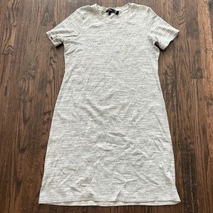 Theory Cherry Stirling Rib-Knit Shirt Dress Large